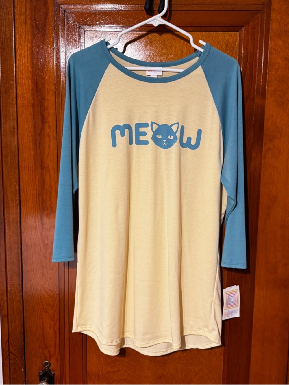 Lularoe XL meow cat  randy shirt NWT
